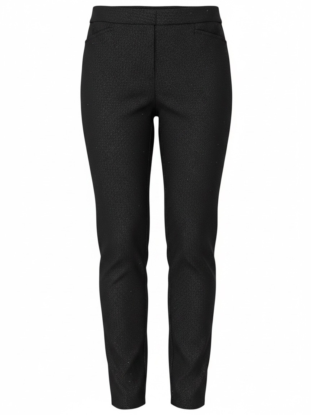 Chico's Black Cropped Ponte Knit Pants